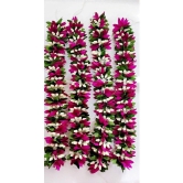 Padmavathi Enterprises - Purple Lily Artificial Garland ( Pack of 4 )