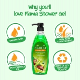 Fiama Body Wash Shower Gel Lemongrass & Jojoba, 500ml, Body Wash for Women and Men with Skin Conditioners Suitable for All Skin Types