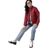 PPTHEFASHIONHUB - Polyester Maroon Jackets - None