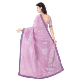 ofline selection Purple Georgette Saree