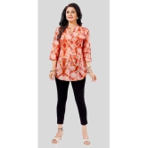 Meher Impex - Pink Silk Womens Shirt Style Top ( Pack of 1 ) - None