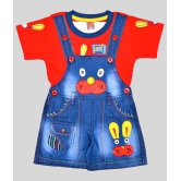 Wise Guys Dungaree Set For Baby Boys & Baby Girls - None