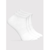 ONN - Cotton Mens Solid White Ankle Length Socks ( Pack of 3 ) - White