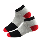 hicode - Multicolor Blended Womens Ankle Length Socks ( Pack of 4 ) - None