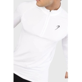 Fuaark White Polyester Slim Fit Mens Sports T-Shirt ( Pack of 1 ) - None