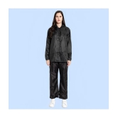 PPTHEFASHIONHUB Long Raincoat - Black - None