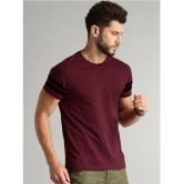 Forbro - Maroon Cotton Blend Regular Fit Men's T-Shirt ( Pack of 1 ) - None