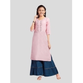 Aarika Pink Cotton Girls Kurta and Sharara Set ( Pack of 1 ) - None