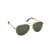 Green Aviator Sunglasses for Men