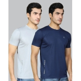 Supersquad Polyester Regular Fit Solid Half Sleeves Mens T-Shirt - Multicolor ( Pack of 2 ) - None