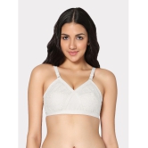 IN CARE LINGERIE - White Cotton Non Padded Women's T-Shirt Bra ( Pack of 1 ) - None