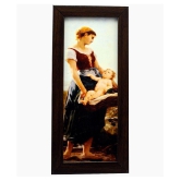 Indianara - Figurative Painting With Frame