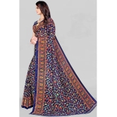 LEELAVATI - Blue Georgette Saree With Blouse Piece ( Pack of 1 ) - Blue