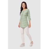 Meher Impex - Green Rayon Womens A-line Kurti ( Pack of 1 ) - None