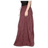 Sttoffa Cotton Broomstick Skirt - Brown - 36