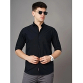 Paul Street - Black 100% Cotton Slim Fit Mens Casual Shirt ( Pack of 1 ) - None