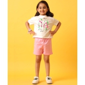 SLIPPERS PINK GIRLS SHORTS SET-PINK-7-8 YEARS / 1N / PINK