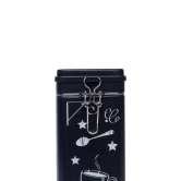 Metal Coffee Jar - Black, 1700Ml