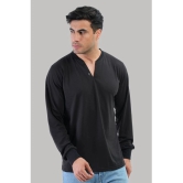 Forbro Cotton Regular Fit Solid Full Sleeves Mens T-Shirt - Black ( Pack of 1 ) - None