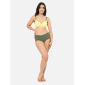 Amante - Yellow Cotton Lightly Padded Women's T-Shirt Bra ( Pack of 1 ) - None