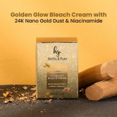 Golden Glow Bleach Cream with 24K Nano Gold Dust & Niacinamide