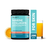 Carbamide Forte Marine Collagen Powder Supplement, 200g Powder |for Skin Fish Collagen Powder for Women & Men