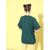 Dillinger - Green Cotton Loose Fit Women''s T-Shirt ( Pack of 1 ) - None