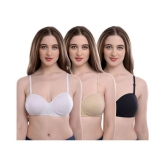 Softskin Poly Cotton T-Shirt Bra - Multi Color - 34B