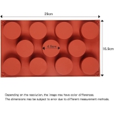 Skytail Round Cookie Molds - 11-Cavity Cylinder