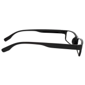 Hrinkar Rectangle Full Rim Portable +1.00 Reading Glasses For Men And Women (Black Frame, +1.00, Near Vision) - HRD01