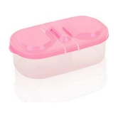 TINUMS Food Container Plastic Pink Food Container ( Set of 1 ) - Pink