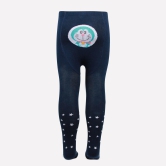 Doraemon Printed Knitted Tights For Baby Girls & Baby Boys - Airforce Airforce 2-4 Years