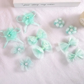 Stylish Fashionable Bow Hair Clip-Green