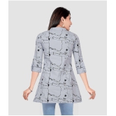 Meher Impex - Grey Cotton Blend Women''s Tunic ( Pack of 1 ) - None