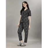 Smarty Pants Black Cotton Womens Nightwear Nightsuit Sets ( Pack of 1 ) - None