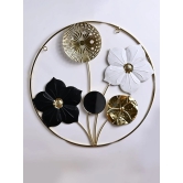 Sun-Kissed Vibe - Round Sunflower Wall Plaque