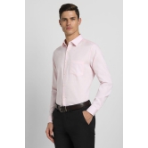 Men Pink Slim Fit Formal Full Sleeves Formal Shirt