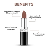 RENEE Stunner Matte Lipstick, Queen Bee, Intense Color Pay Off, Full Coverage Long Lasting , 4gm