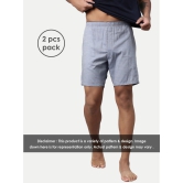 Mens Cotton Assorted Boxers 2 Pcs Pack