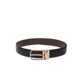 Men''s Vegan Leather Reversible Belt-42 / VEGAN PU / Black