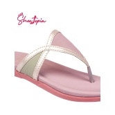 Shoetopia Pink Womens Flats - None