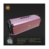 hitage BS-414 10H Music 5 W Bluetooth Speaker Bluetooth V 5.0 with USB,Aux,3D Bass Playback Time 24 hrs Pink - Pink