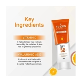 VI-JOHN Herbals Sun Defense Sunscreen SPF 50 PA+++ Broad Spectrum With Hyaluronic & Vitamin C 100ml