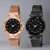 Crystal Watches ???? BUY 1 GET 1 FREE ????-Copper & Black M@