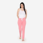 Vami Plain Cotton Rich Relax Lower For  Women - Peony XL