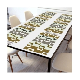 E-Retailer Set of 6 PVC Table Mats - Green