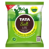 Tata Salt Lite, 15% Low Sodium Salt, Reduce Sodium For Active Health, Lite Namak, 1Kg Pouch