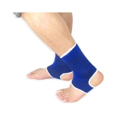 NJ STAR Ankle, Elbow, Palm, Knee Support Braces for Surgical and Sports Activity Like Hockey, Bike, Crossfit and Provides Relief. (Ankle Elbow Palm Knee Combo) - Blue