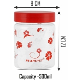 PearlPet - Red Polyproplene Food Container ( Pack of 5 ) - Red