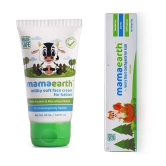 Mamaearth Milky Soft Natural Baby Face Cream for Babies 50mL änd 100 Percent Natural Berry Blast Kids Toothpaste, 50g